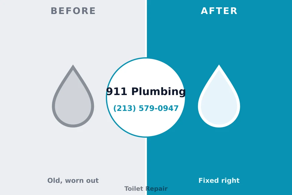 Before and after: plumbing repair Elmira, NY